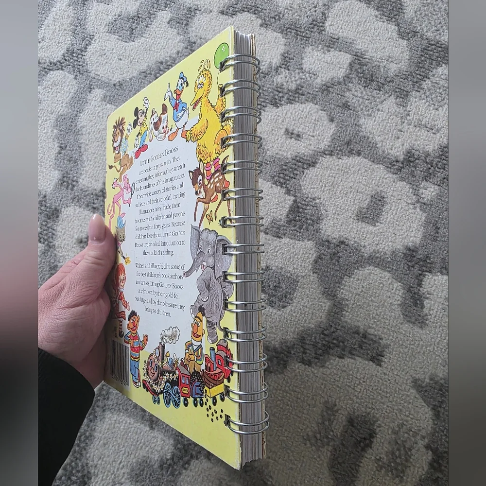 A Little Golden Book THE COLOR KITTEN Handmade Journal + Original Book